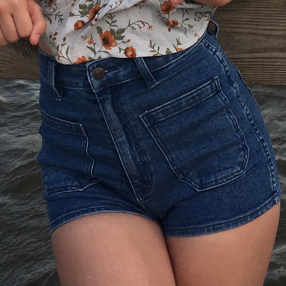 Wrangler high waisted shorts